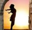 The Power Of Visualisation - Girl, Sunset, Door